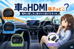 車のHDMI端子はどこ？場所の探し方と後付けの選び方まとめ