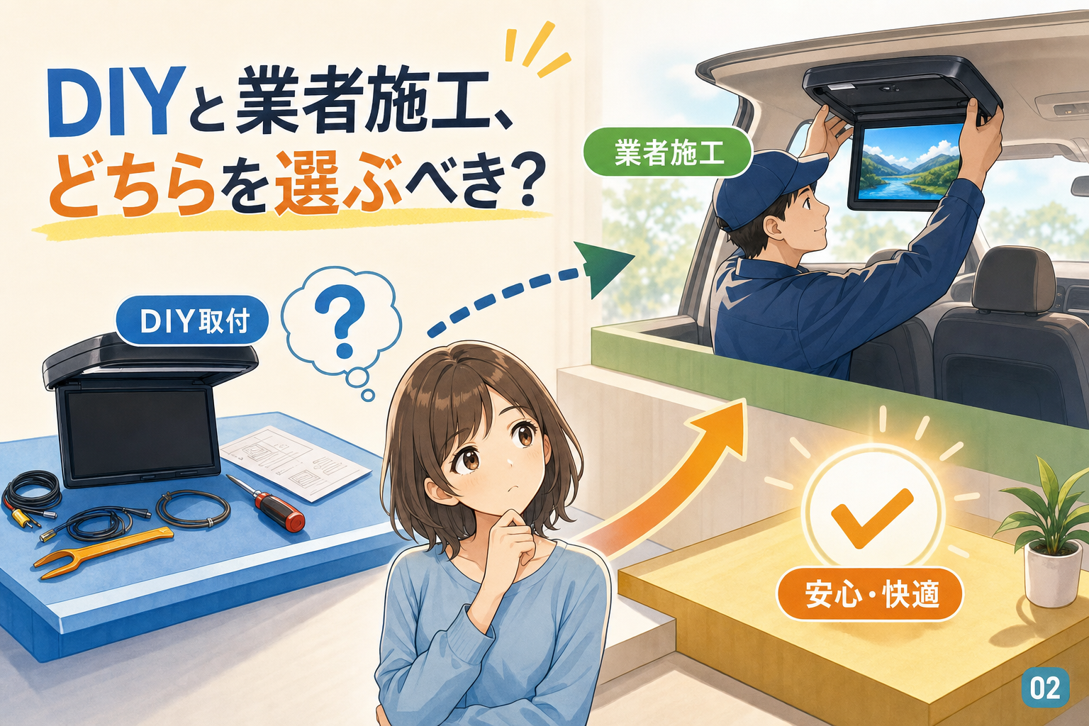 DIYと業者施工、どちらを選ぶべき？