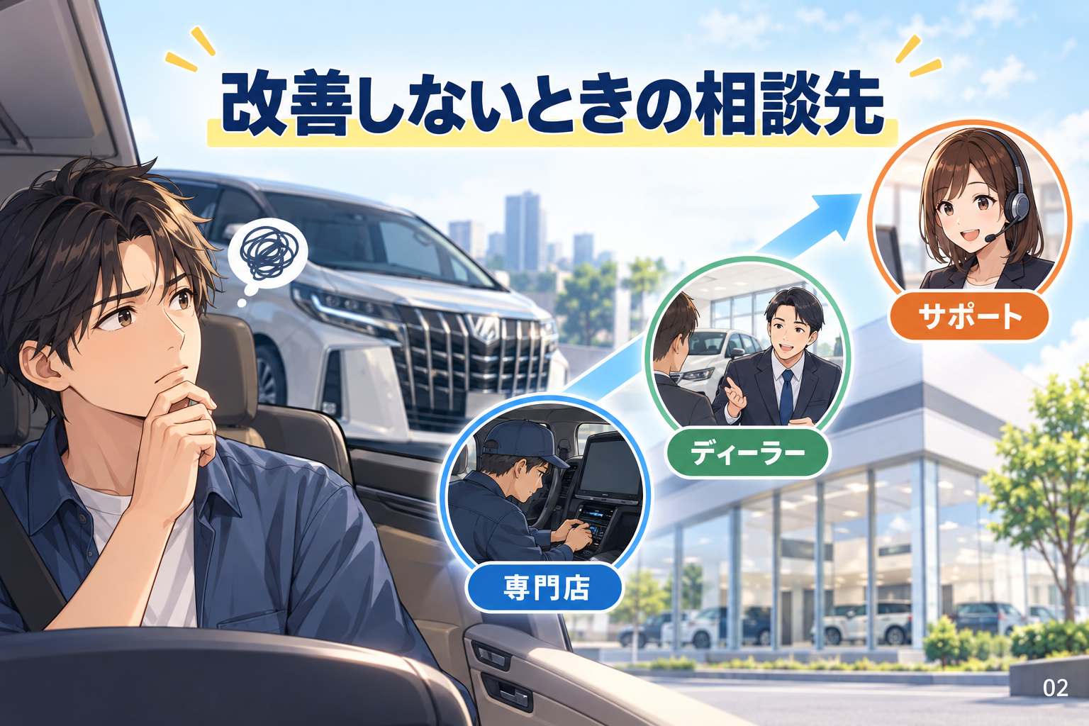 改善しないときの相談先
