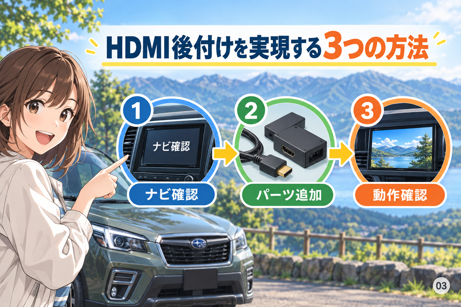 HDMI後付けを実現する3つの方法