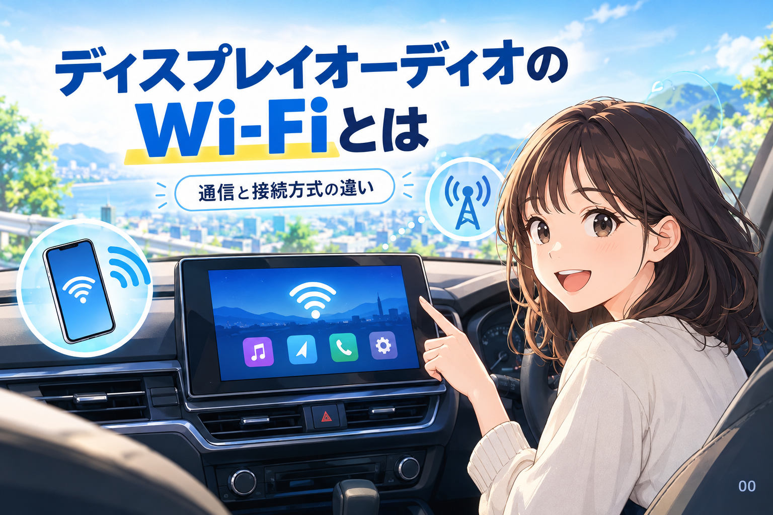 ディスプレイオーディオのWi-Fiとは？通信と接続方式の違い