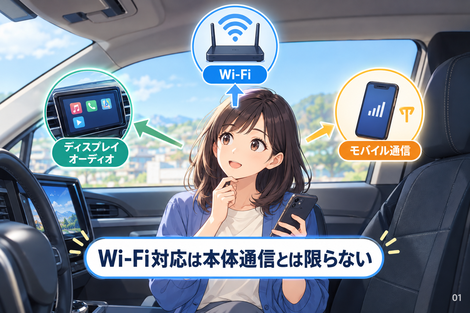 Wi-Fi対応は本体通信とは限らない