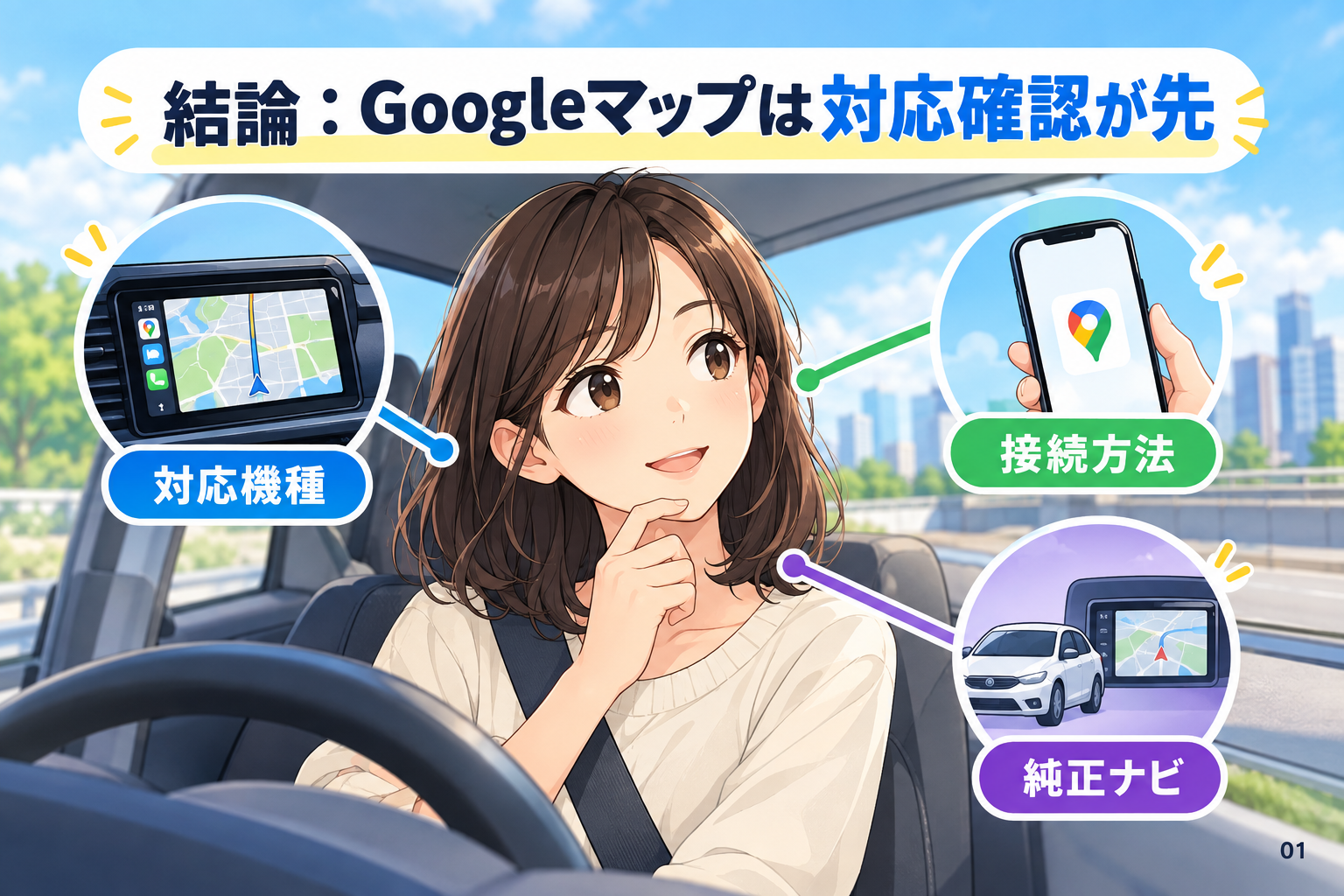 結論：Googleマップは対応確認が先