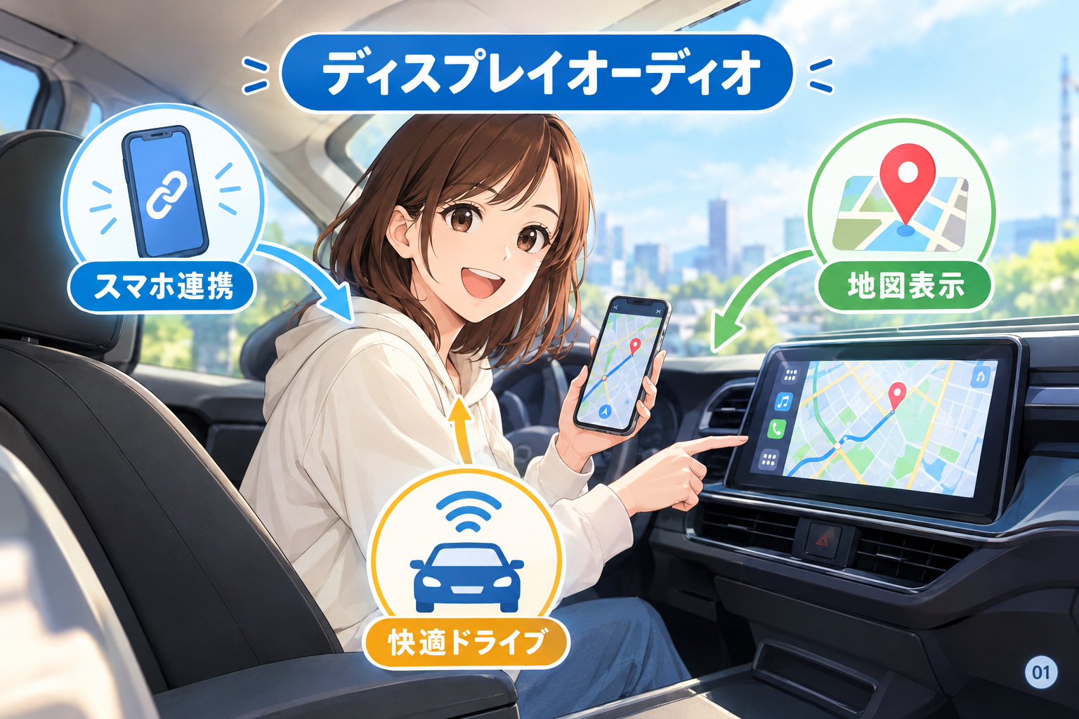 Googleマップ利用はスマホ連携対応が先