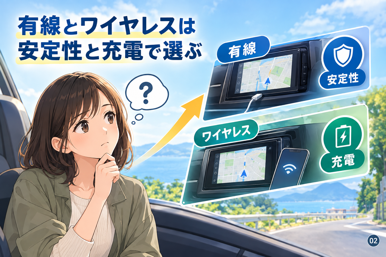 有線とワイヤレスは安定性と充電で選ぶ