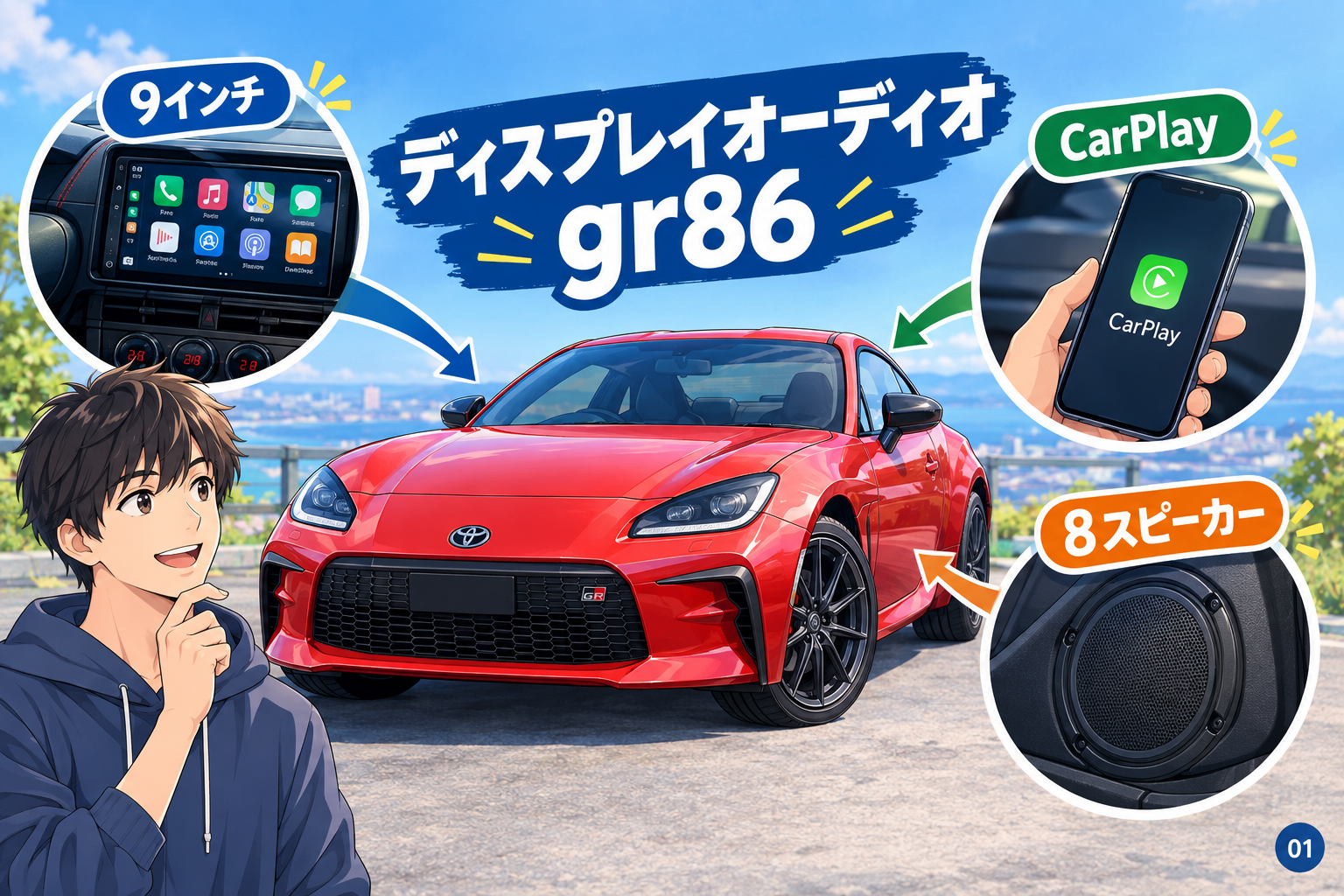 GR86にディスプレイオーディオは付けられる？