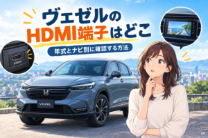 ヴェゼルのHDMI端子はどこ？年式とナビ別に確認する方法