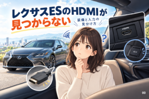 レクサスESのHDMIが見つからない？装備と入力の見分け方