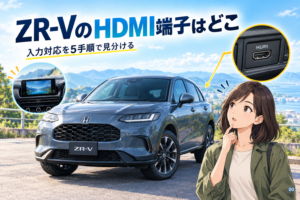 ZR-VのHDMI端子はどこ？入力対応を5手順で見分ける
