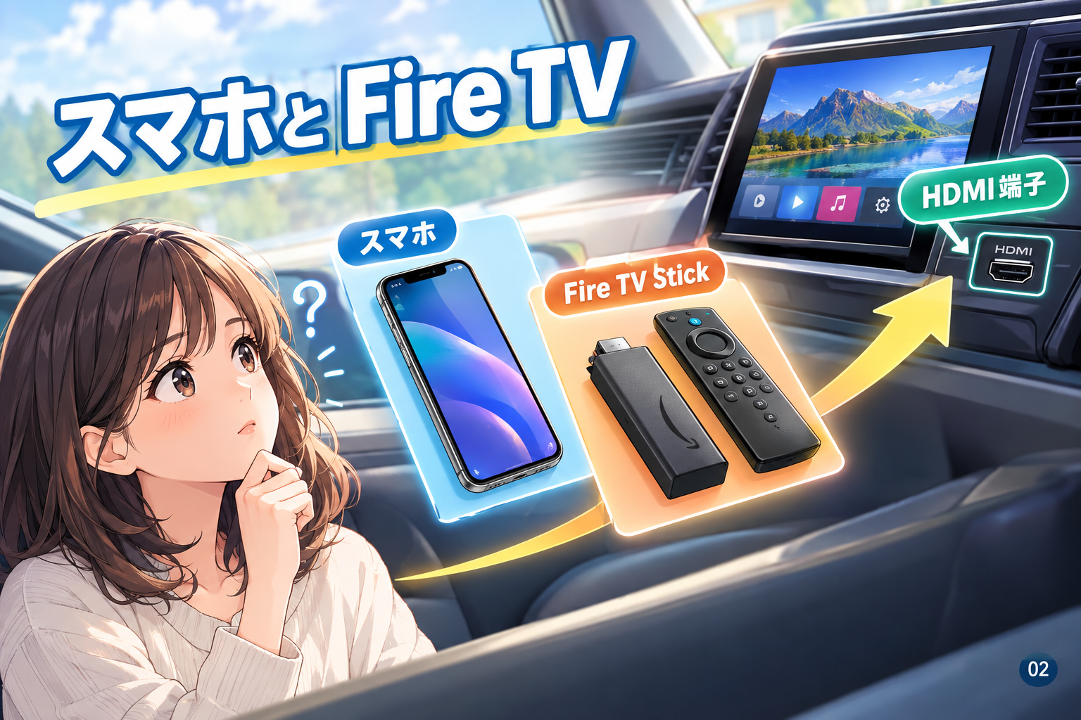 スマホとFire TV Stickの接続条件