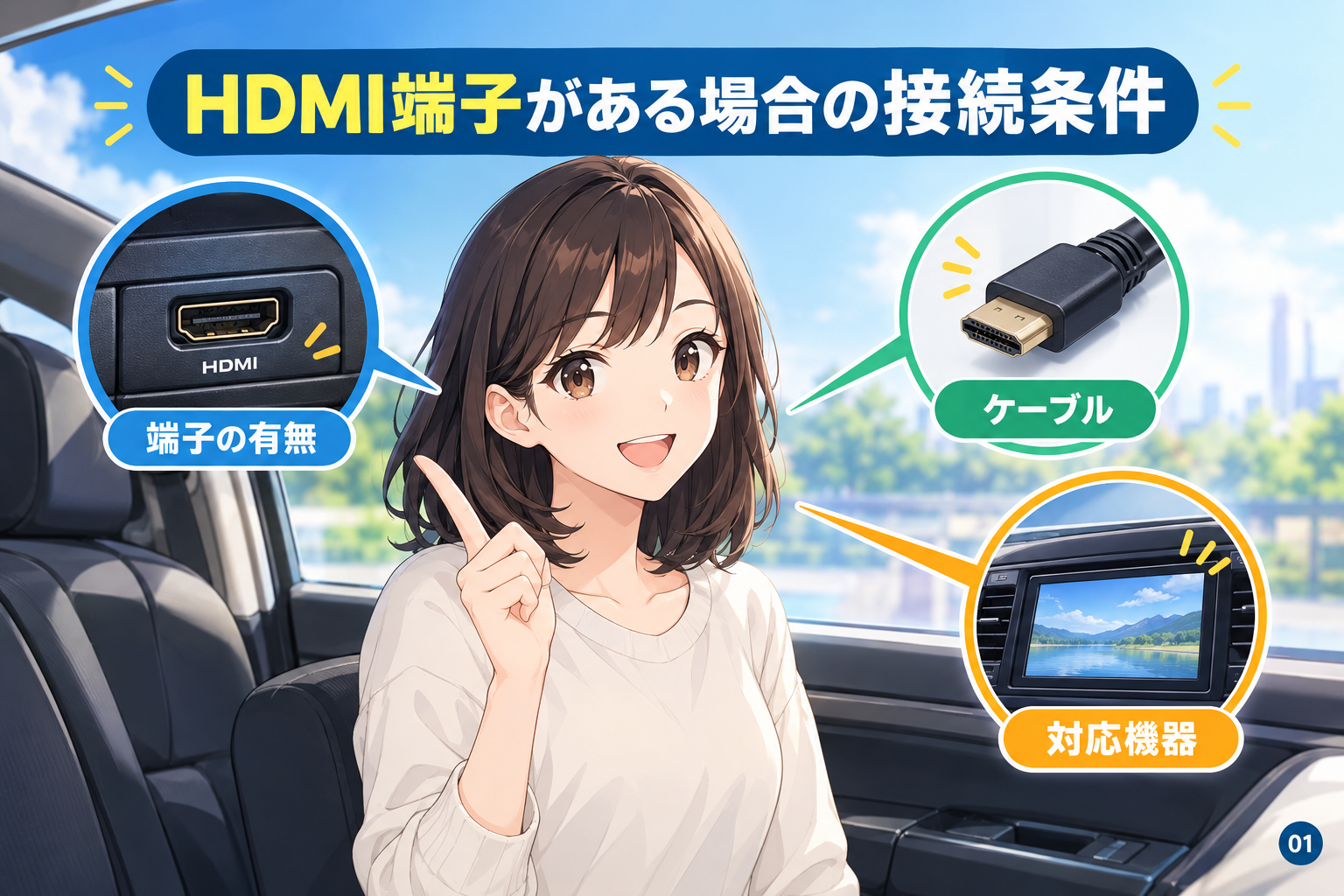 HDMI端子がある場合の接続条件