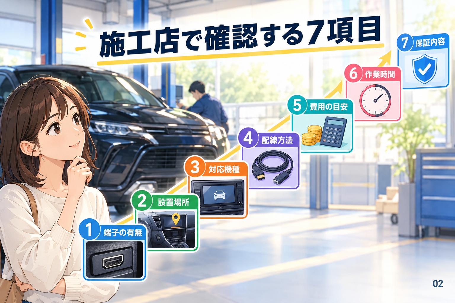 施工店で確認する7項目