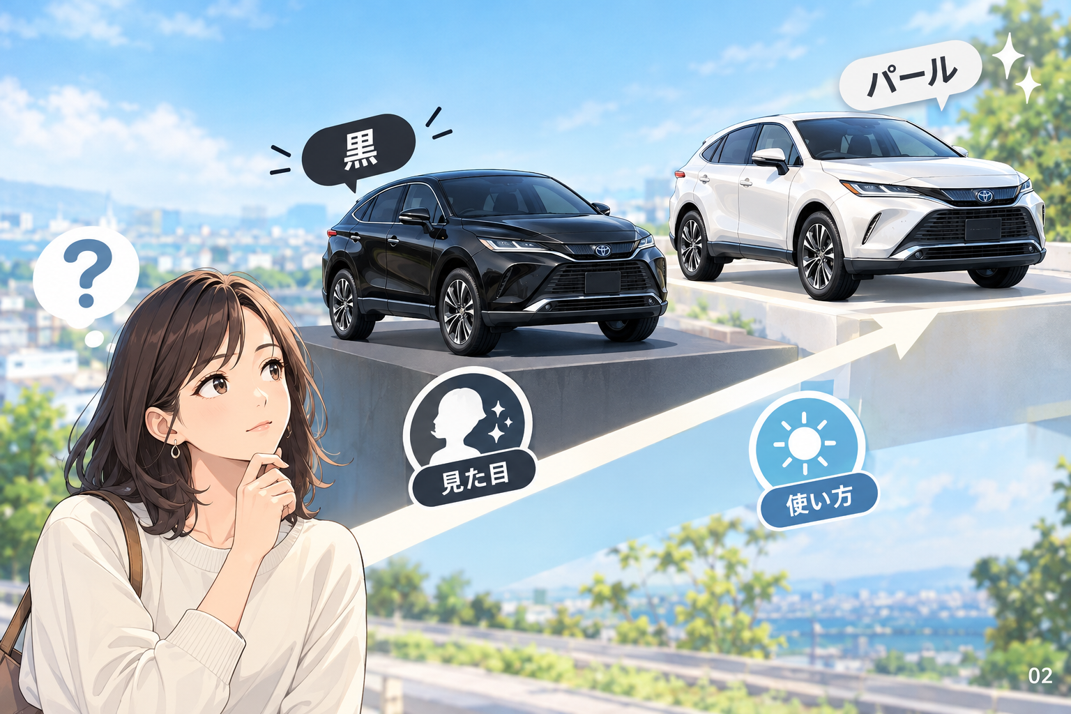 黒が向く人と別色を優先しやすい人