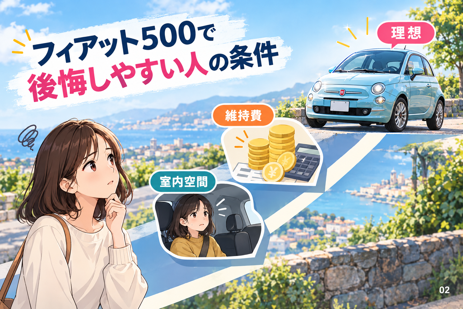 フィアット500で後悔しやすい人の条件