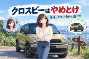 クロスビーはやめとけ？後悔しやすい条件と選び方