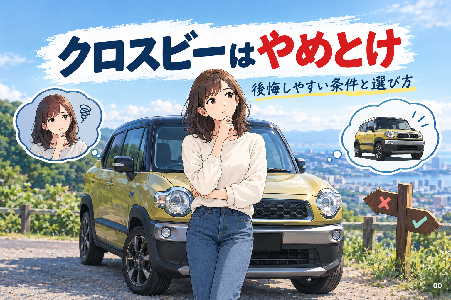 クロスビーはやめとけ？後悔しやすい条件と選び方