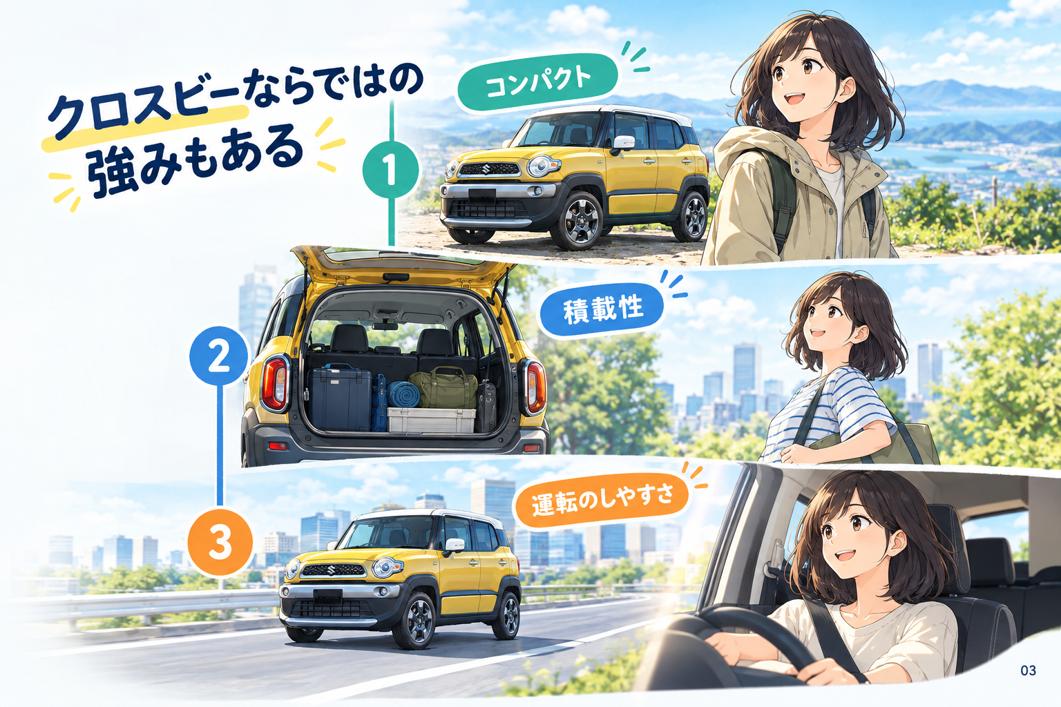 クロスビーならではの強みもある