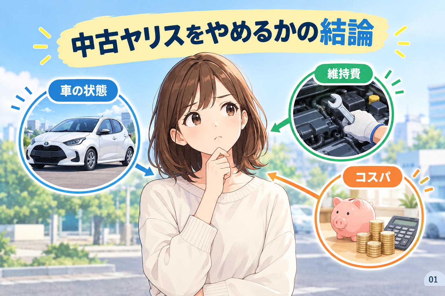 中古ヤリスをやめるかの結論