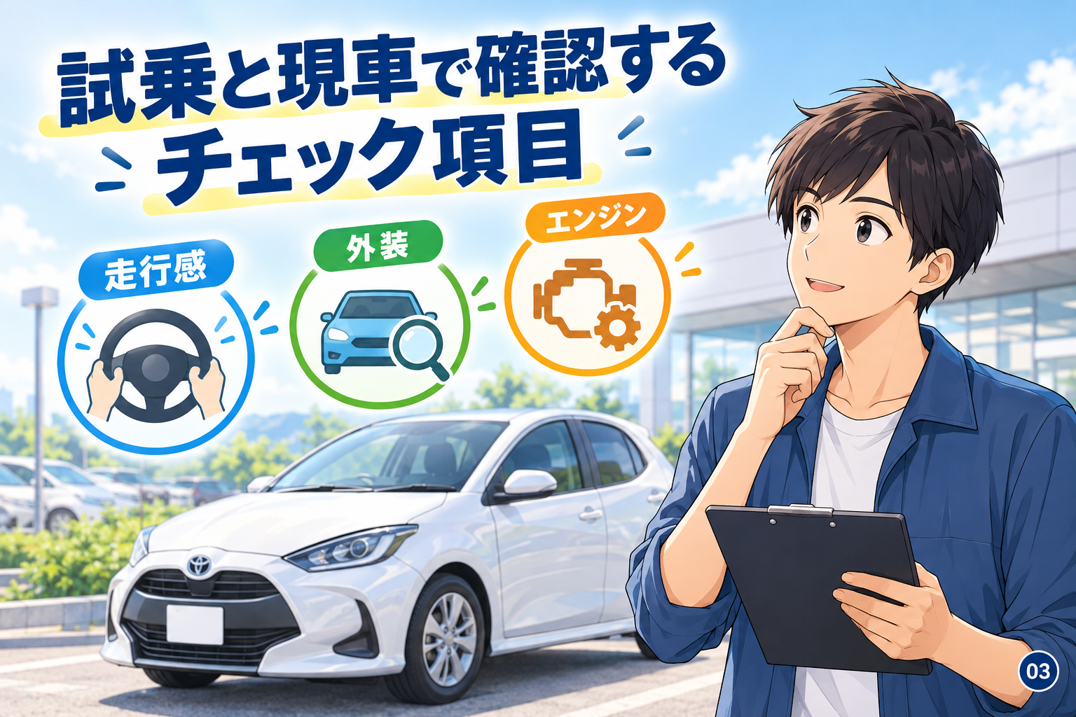 試乗と現車で確認するチェック項目