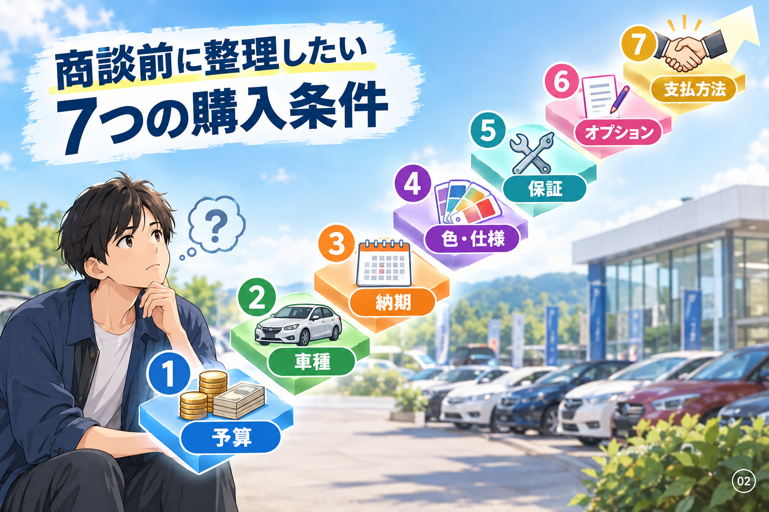 商談前に整理したい7つの購入条件