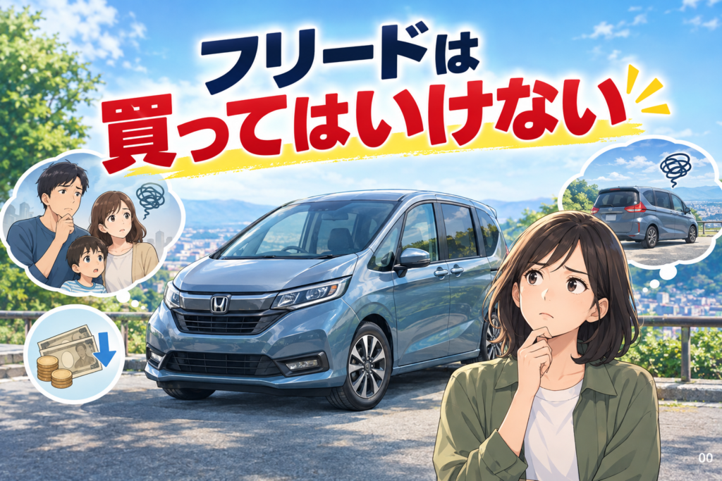 フリードは買ってはいけない？後悔しやすい人の条件