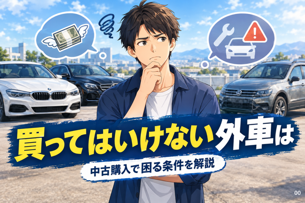 買ってはいけない外車は？中古購入で困る条件を解説